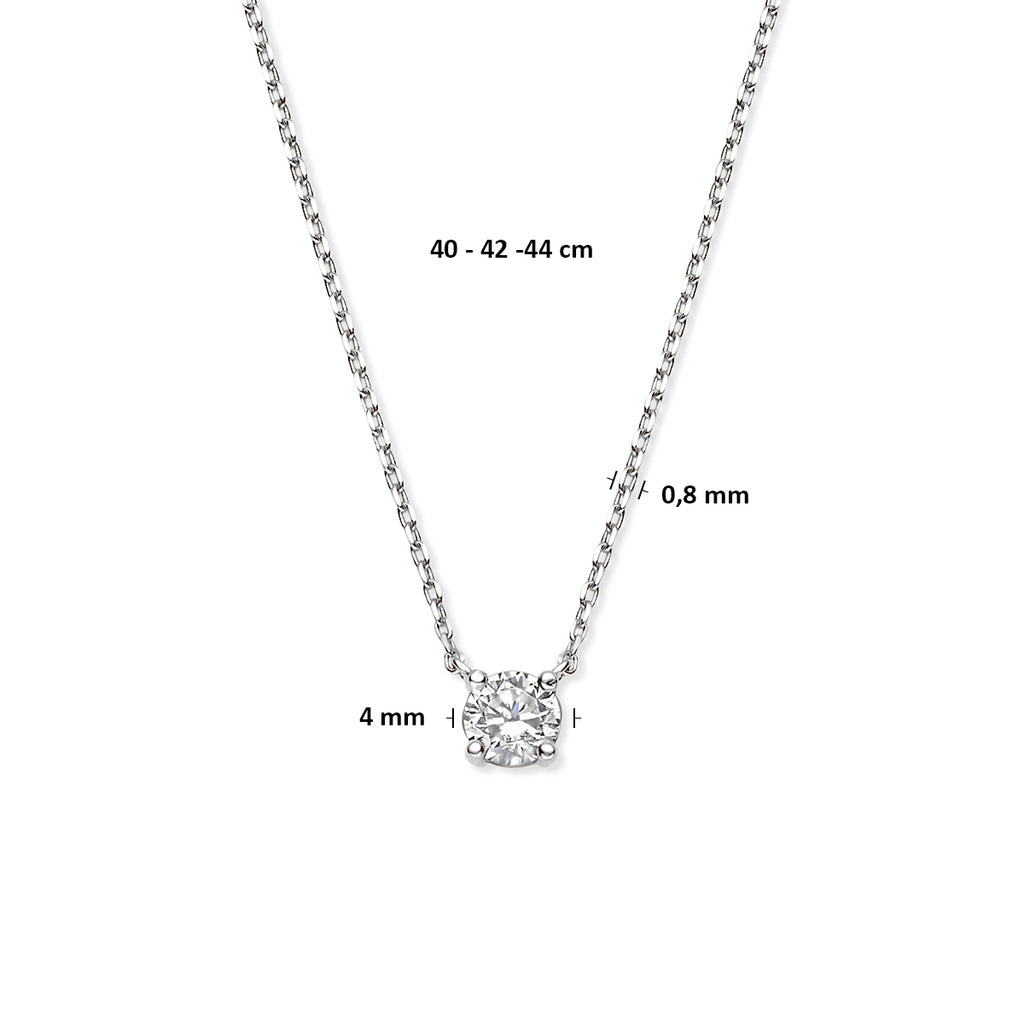 Collier zirkonia 40 - 42 - 44 cm