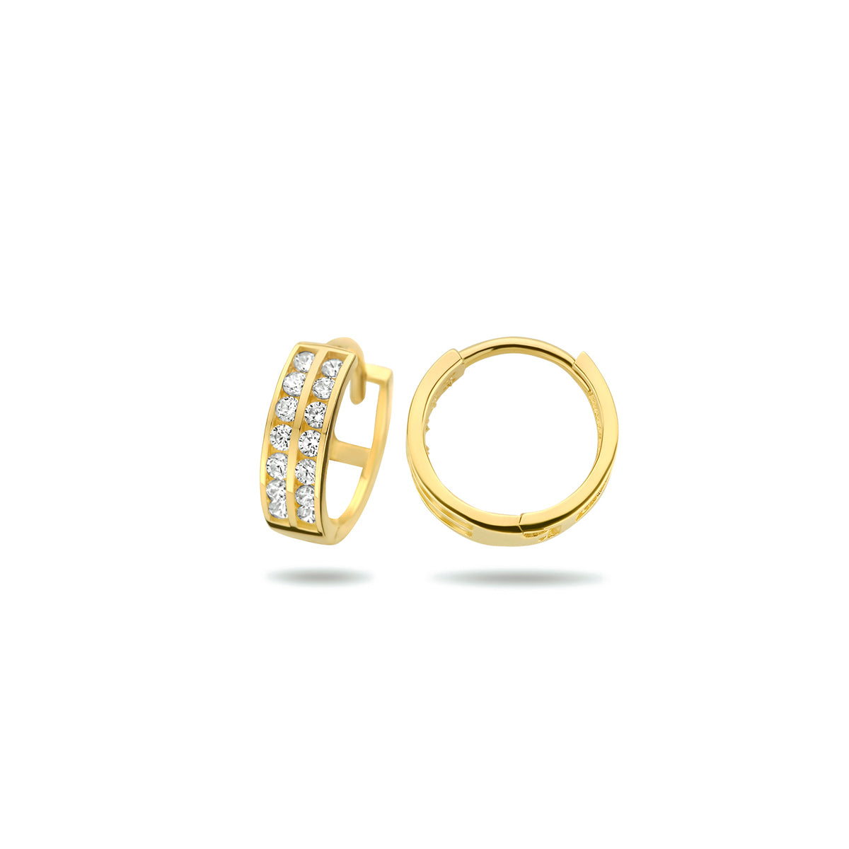Klapoorringen zirkonia 11.5 mm