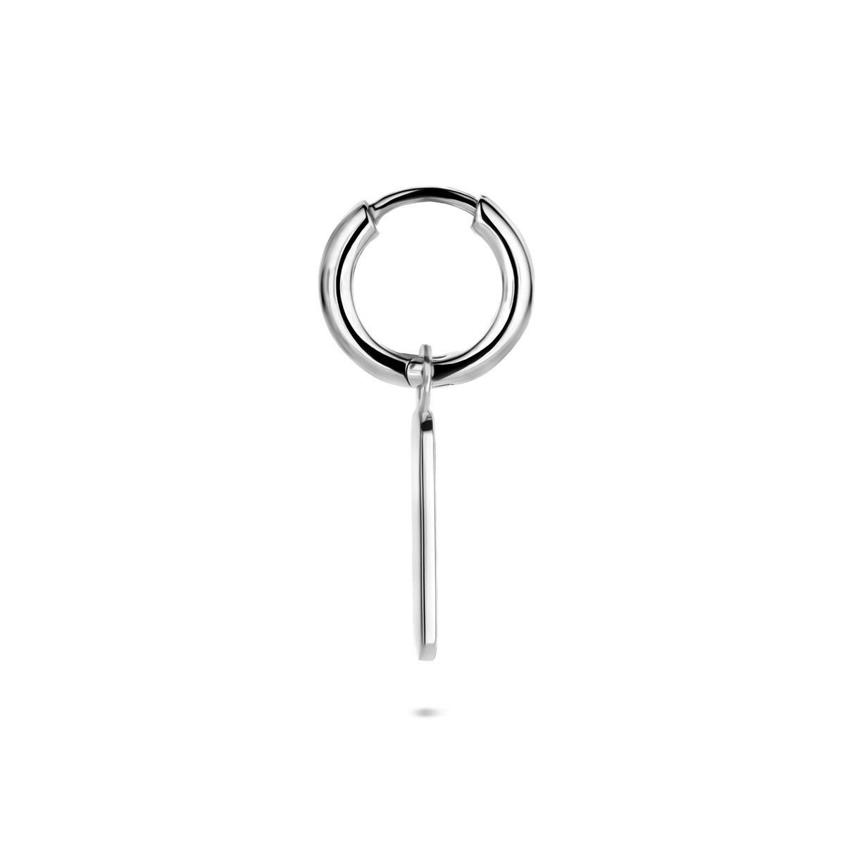 Zilver gerhodineerd hangers voor oorring (st./pr.)