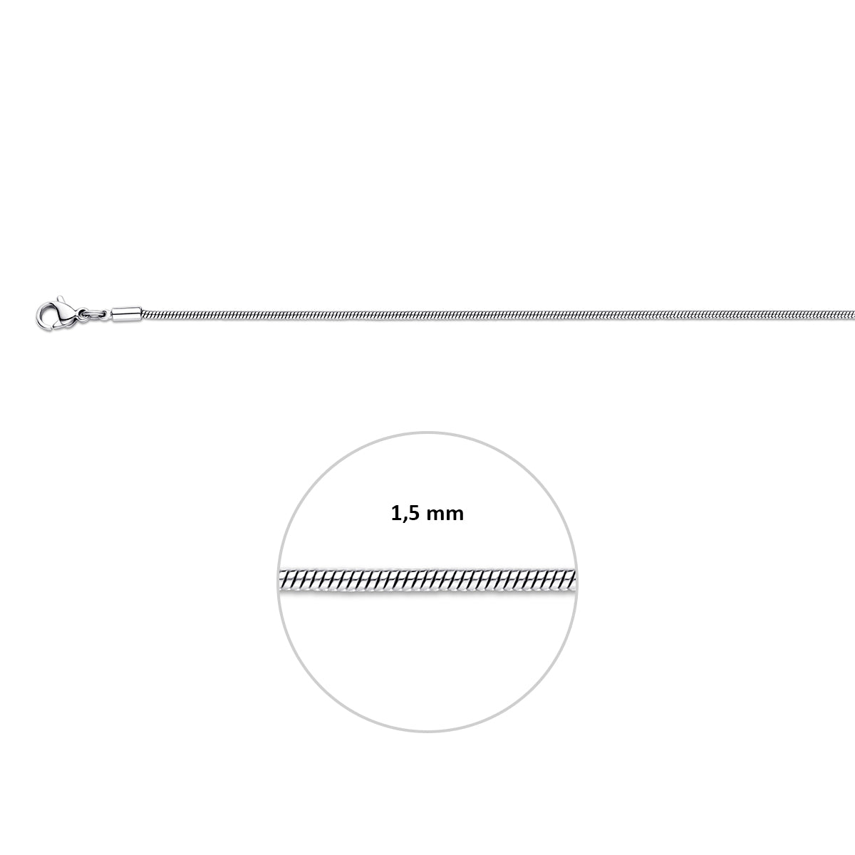 Collier slang 1.5 mm