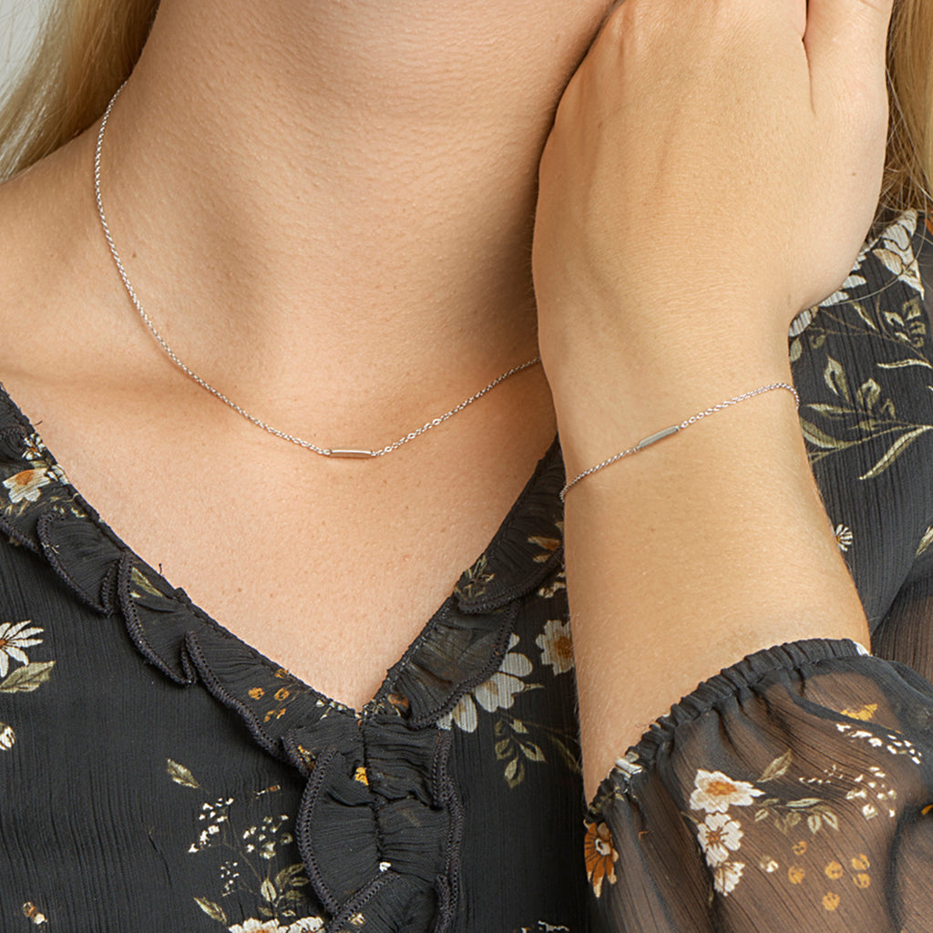 Collier - zilver