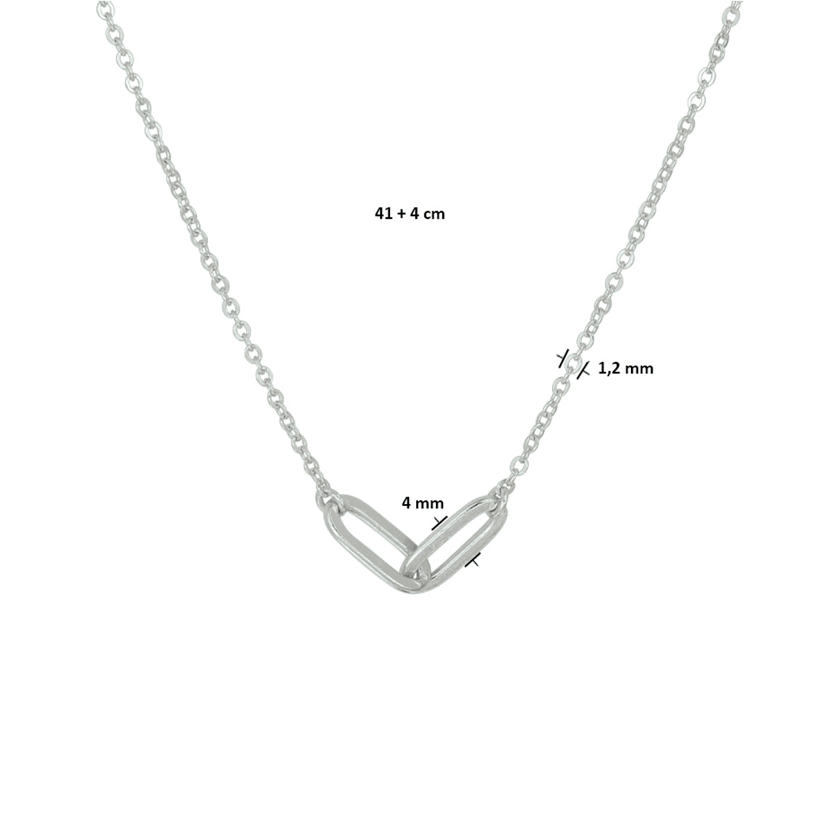 Collier - zilver