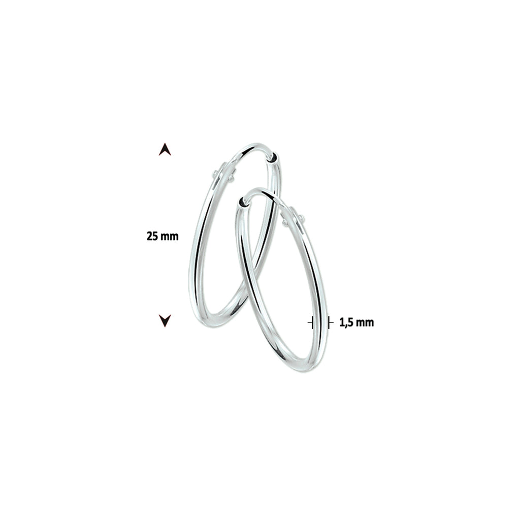 Oorringen 1.5 mm ronde buis