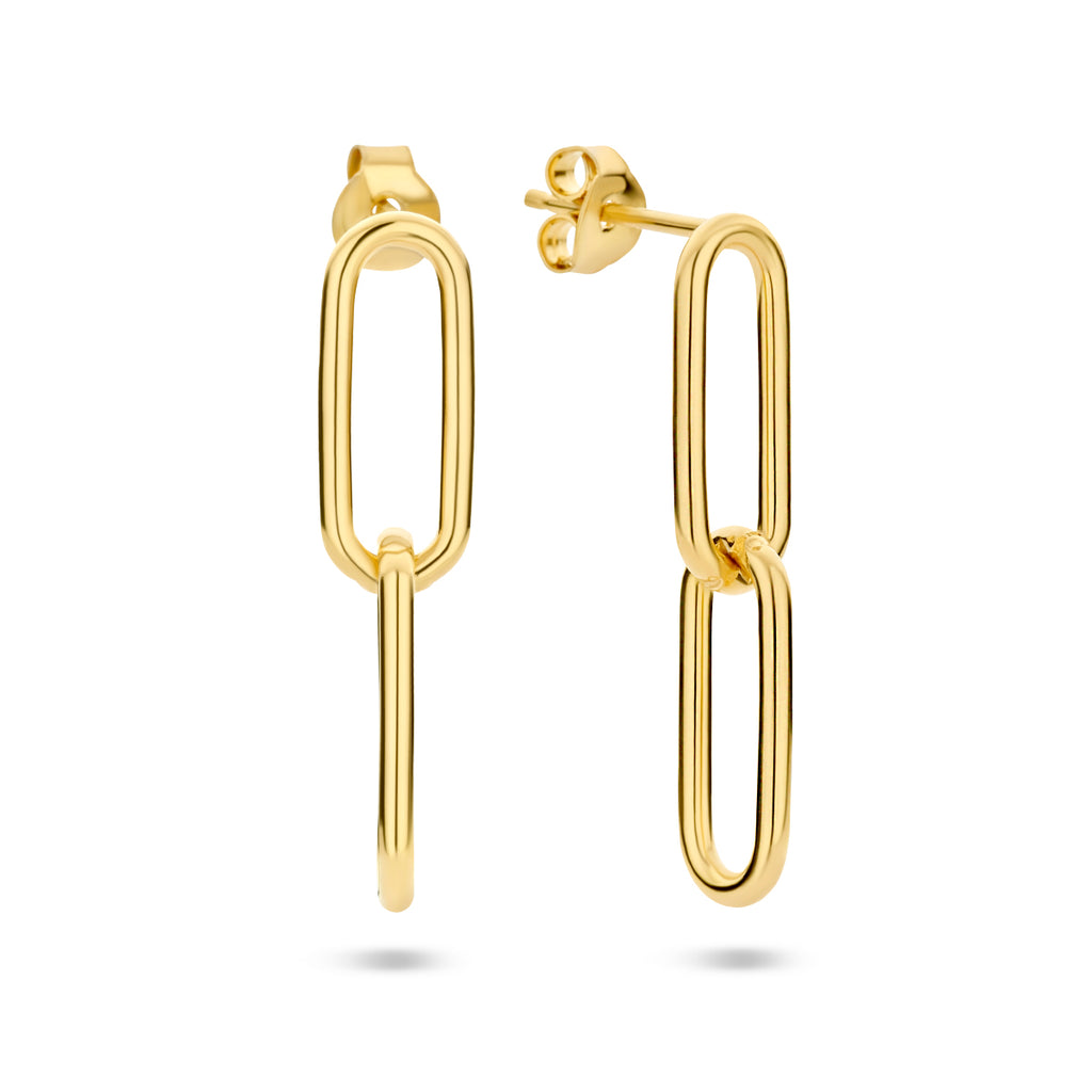 Oorhangers - verguld zilver