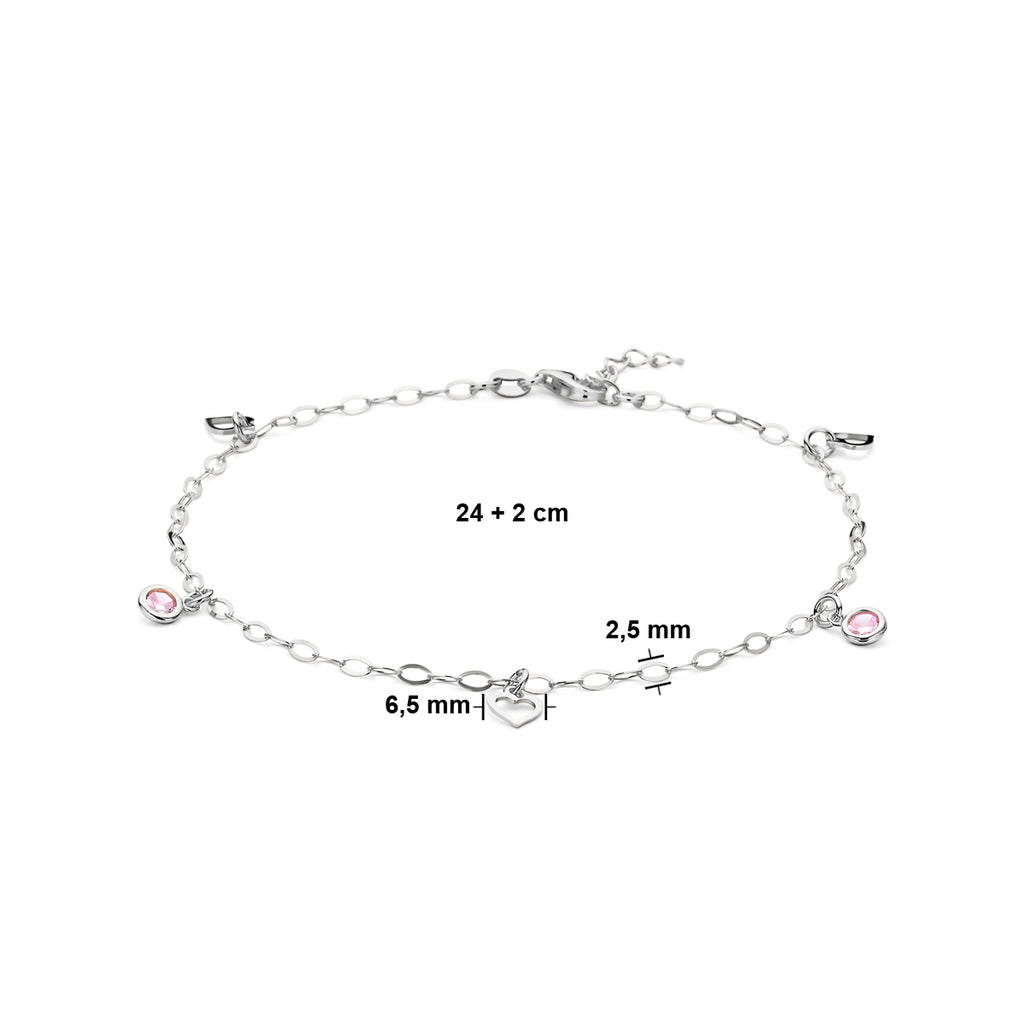 ENKELBANDJE ZILVER HART 13.38944
