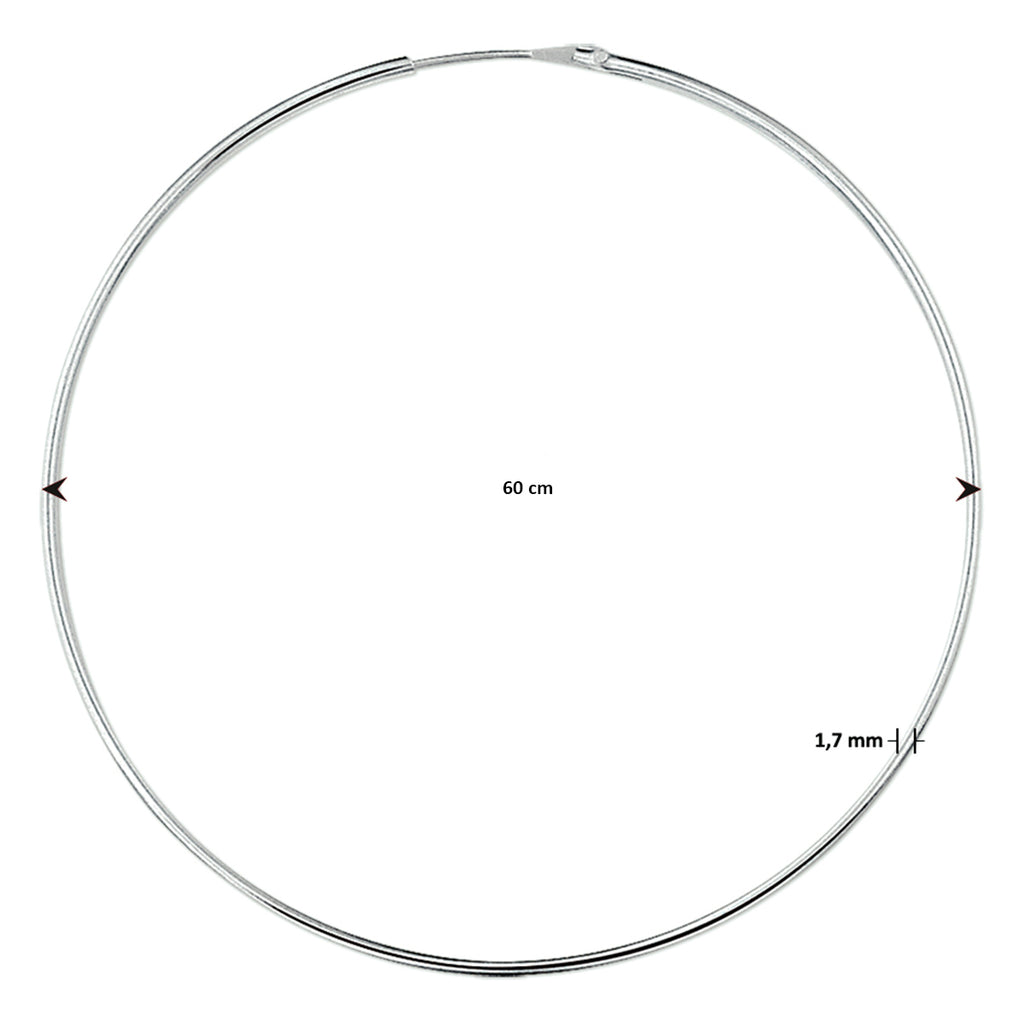 Oorringen 1.7 mm ronde buis