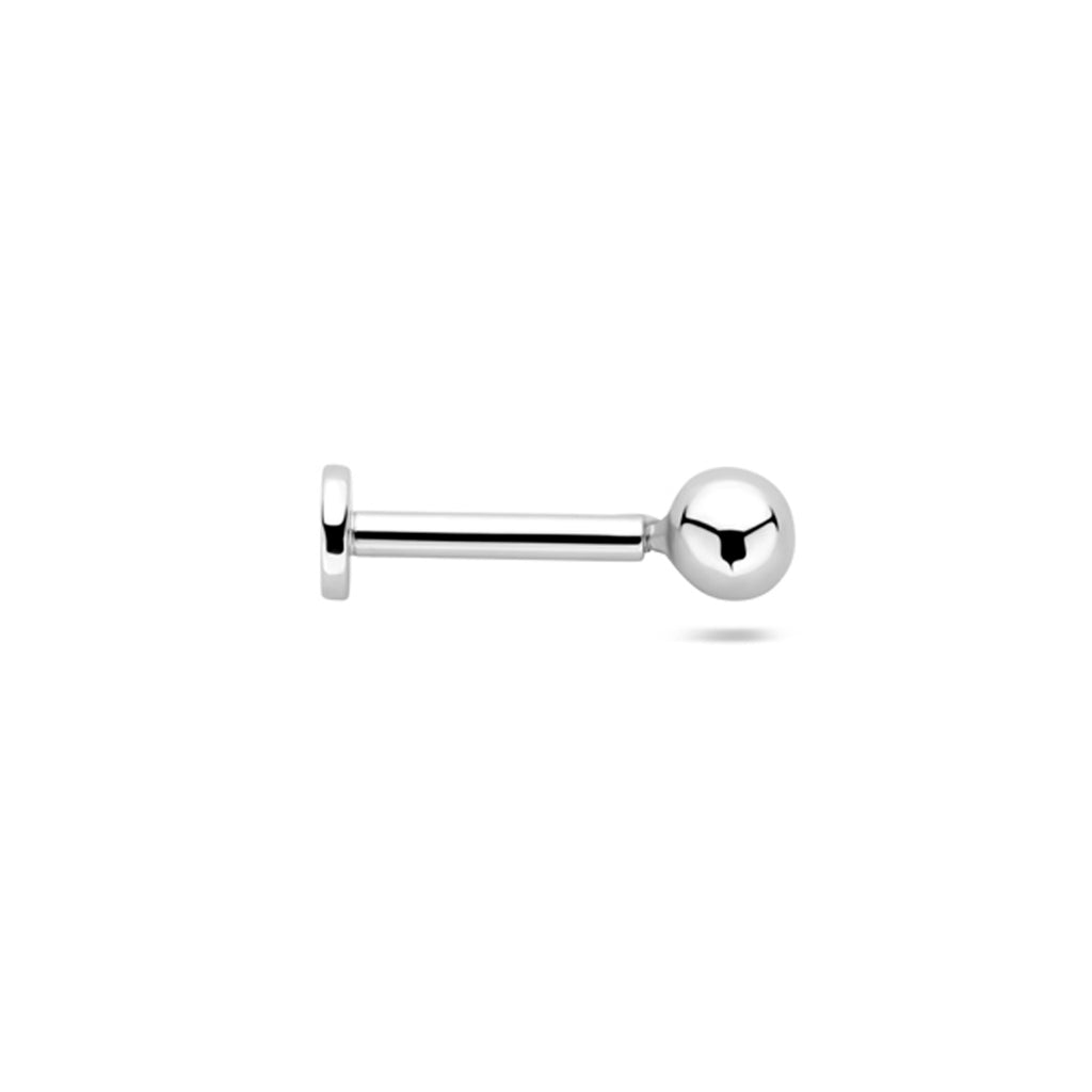 Flat back piercing rond