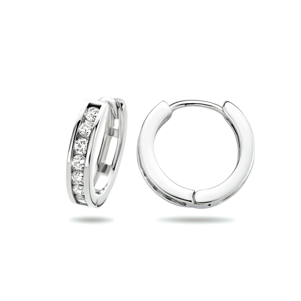 Klapoorringen 3 mm zirkonia