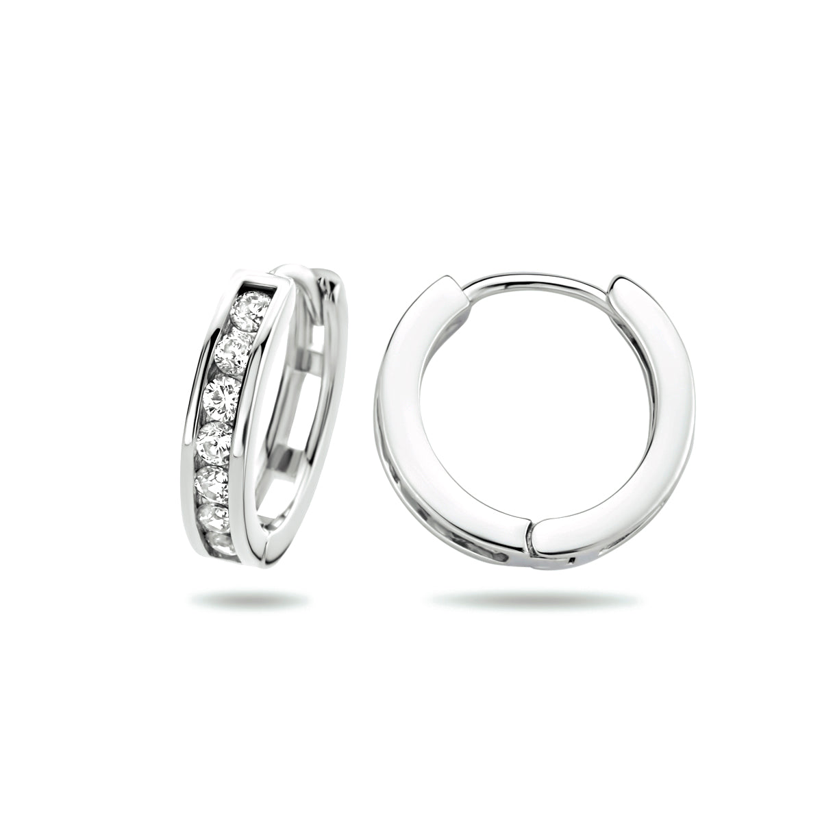 Klapoorringen 3 mm zirkonia
