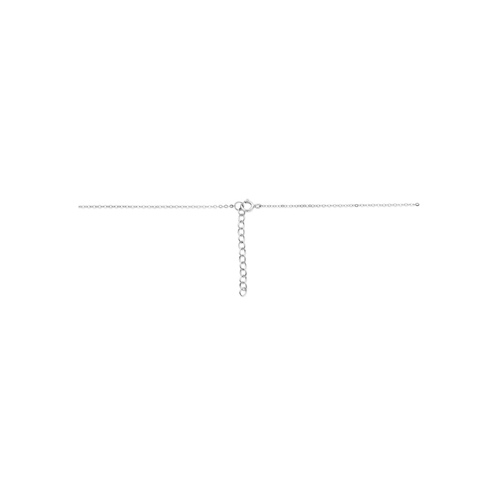 Y-collier zirkonia 41 + 4 cm