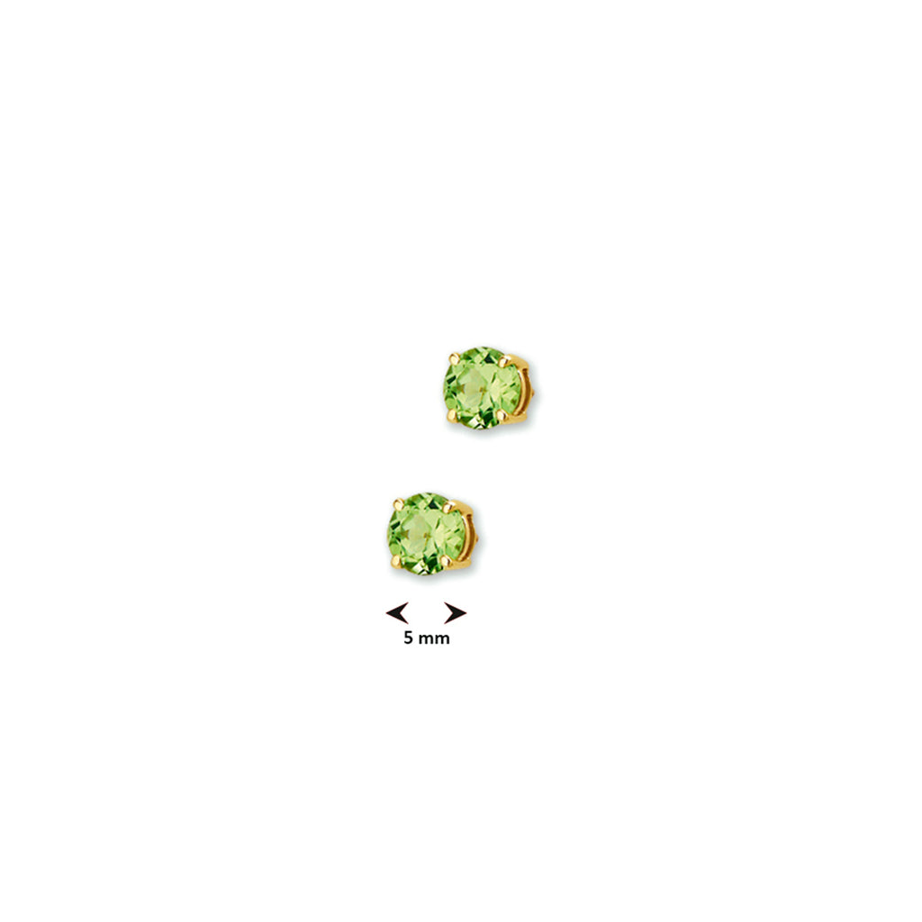 Oorknoppen peridot