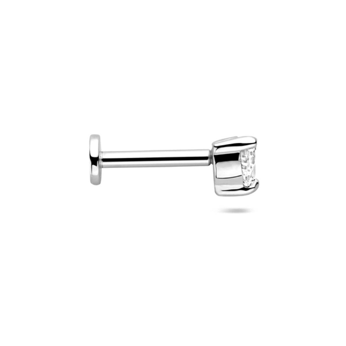 Flat back piercing zirkonia 3.5 x 4.0 mm