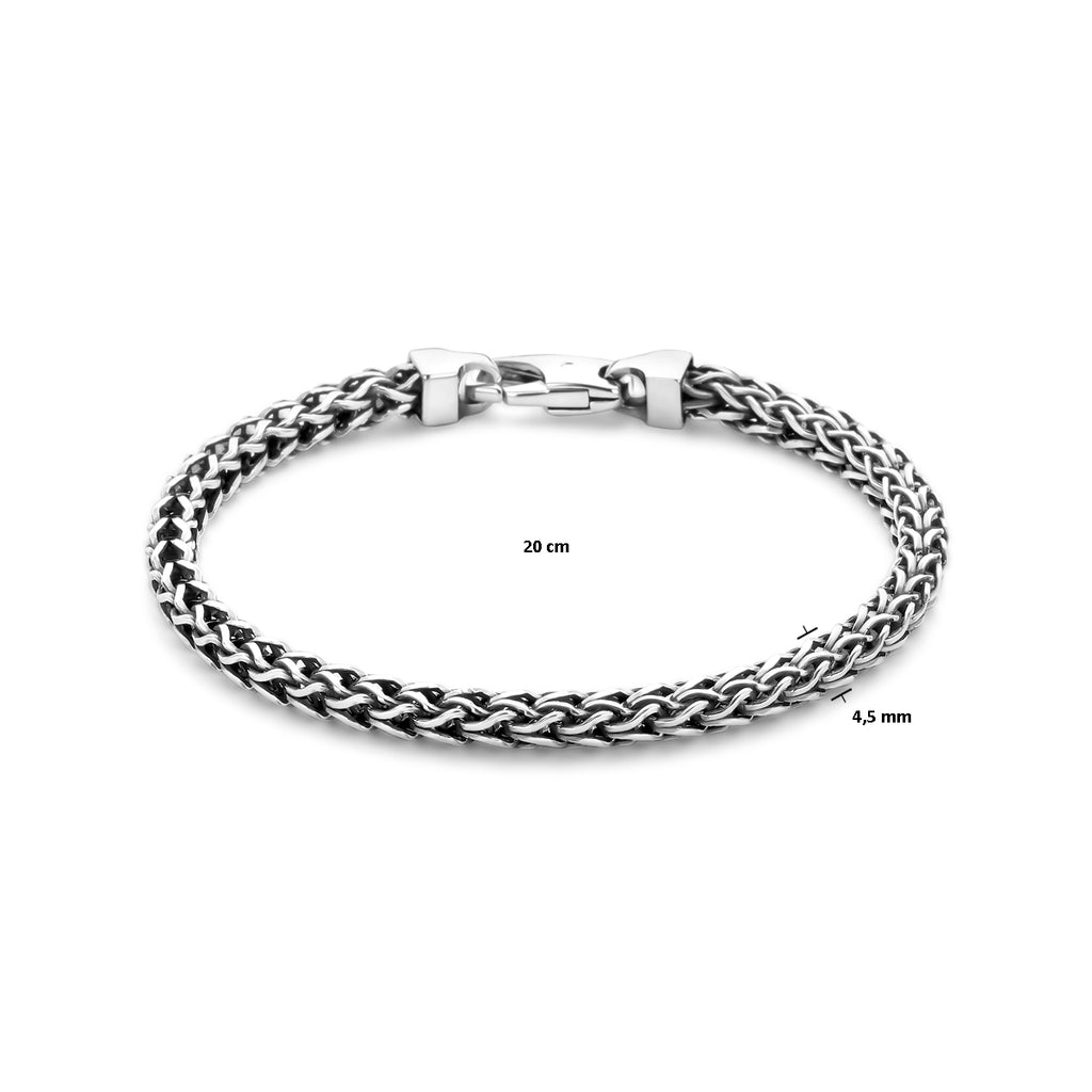 Armband vossestaart 4.5 mm oxi