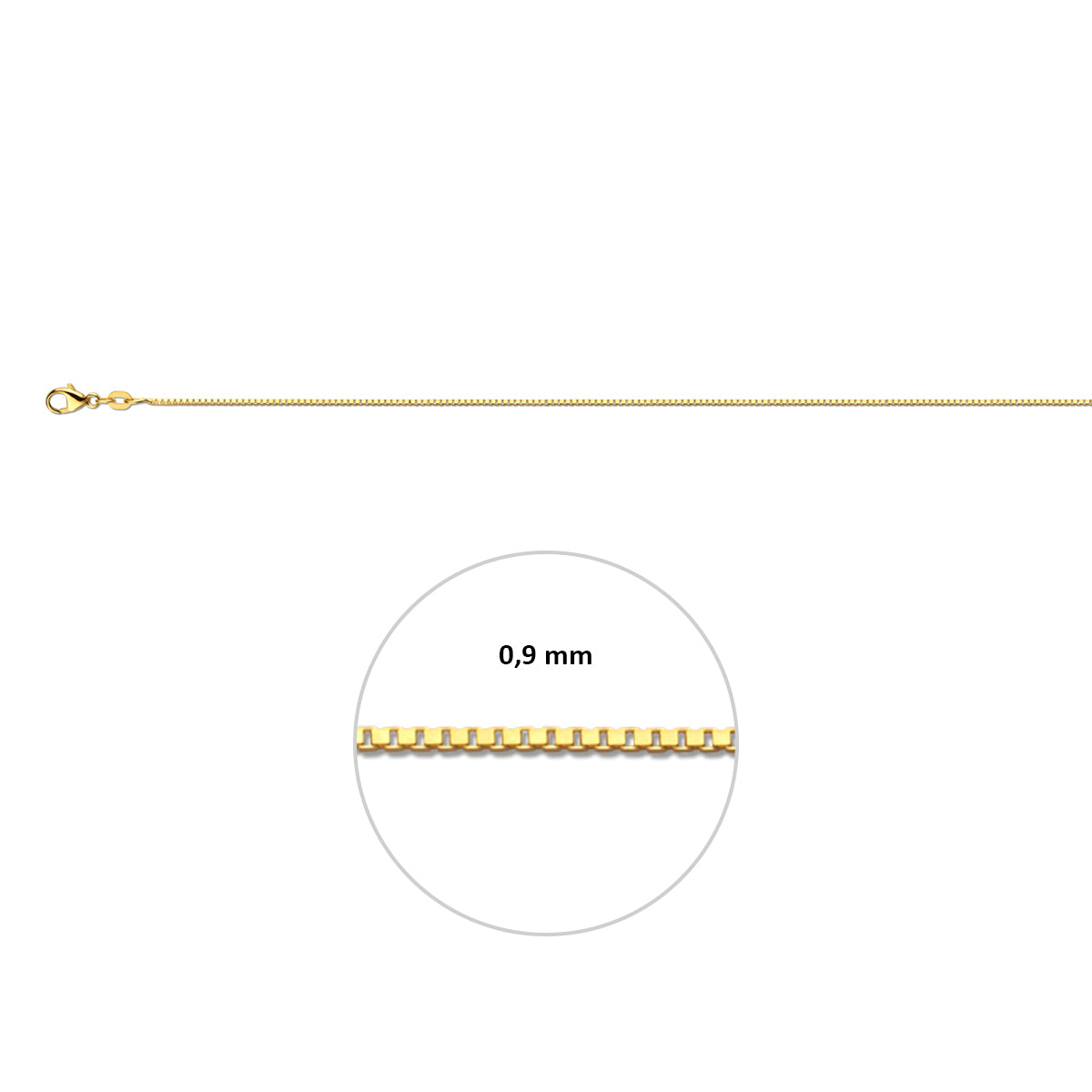 Collier gourmet/venetiaans unisex