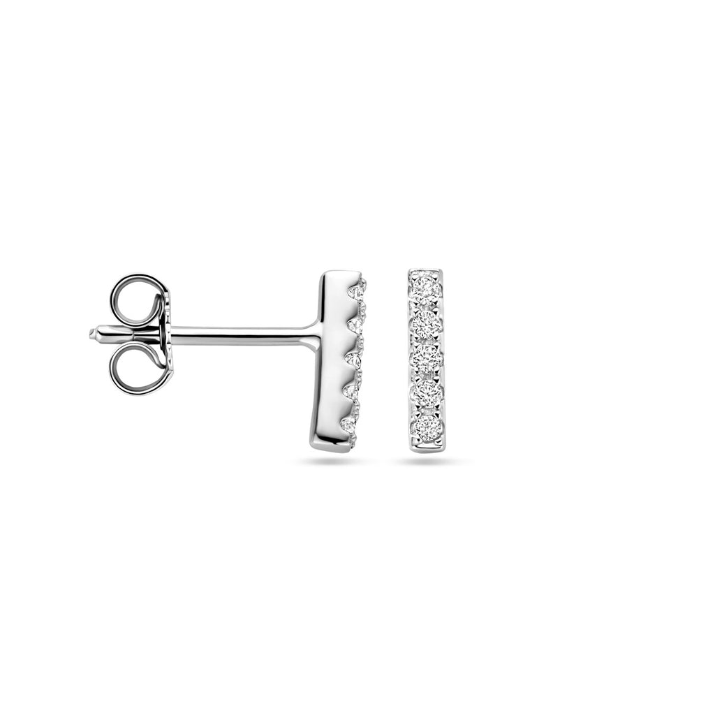 Oorstekers - zilver zirkonia