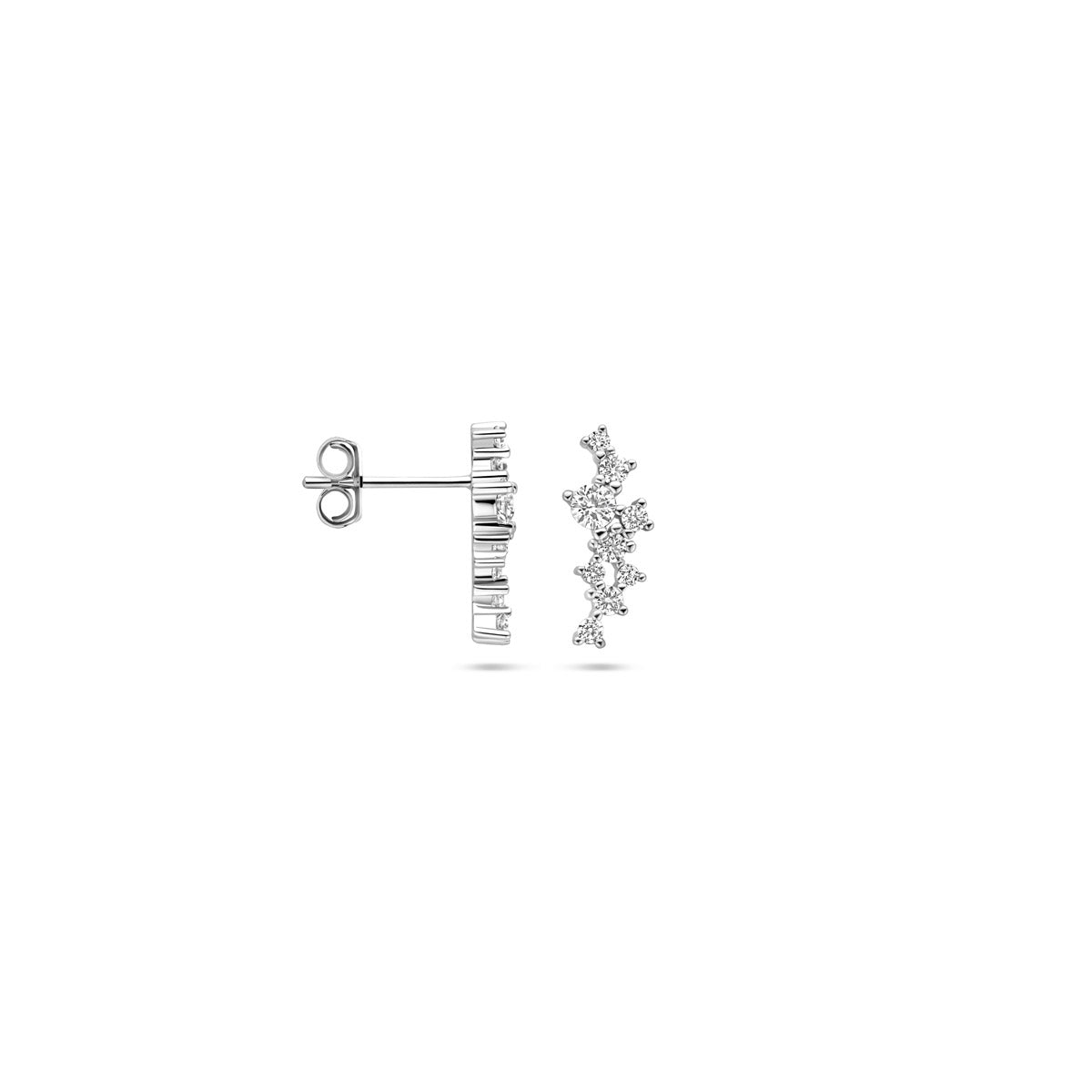 Oorknoppen zirkonia 15 mm