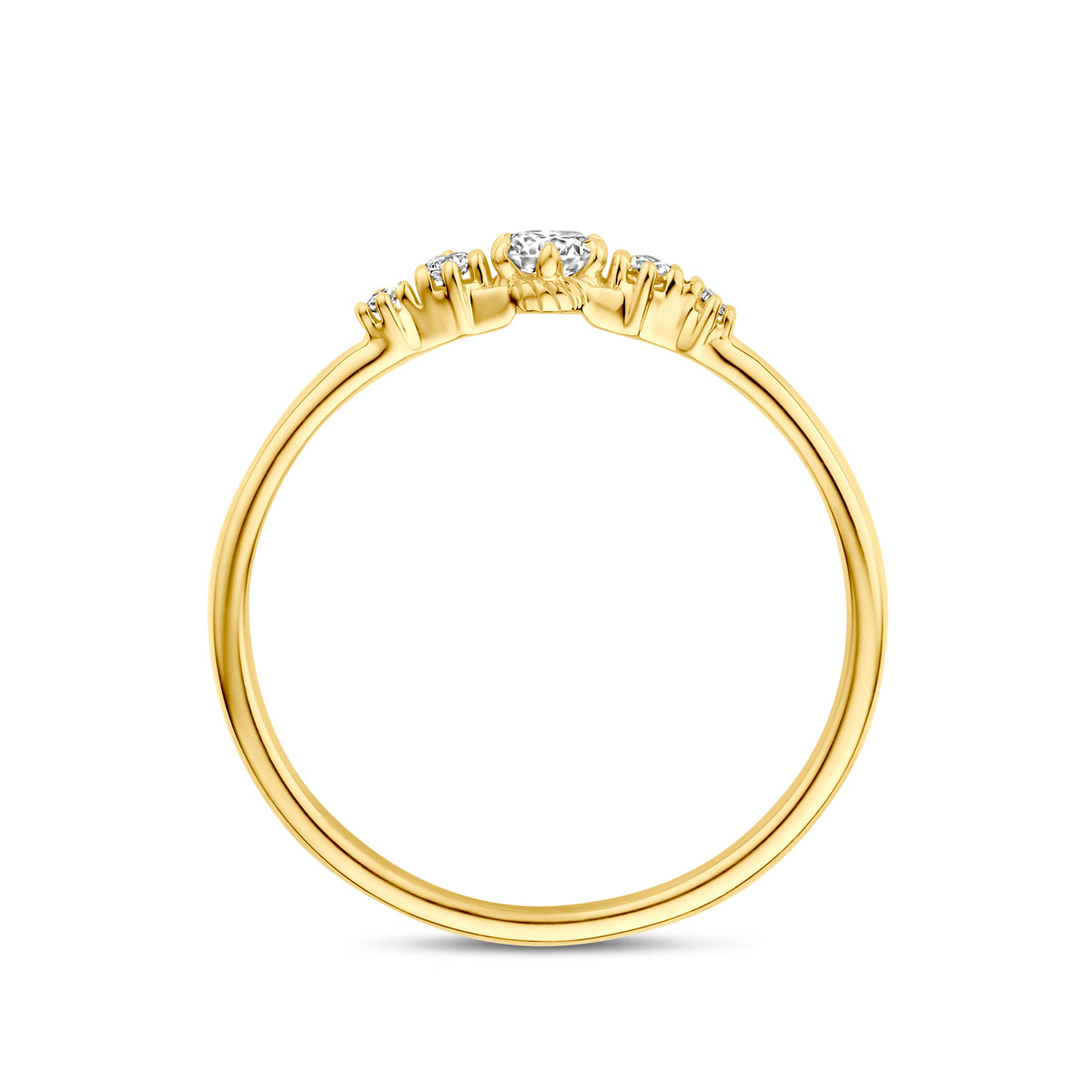 ring lab grown diamant 0.20ct f vs