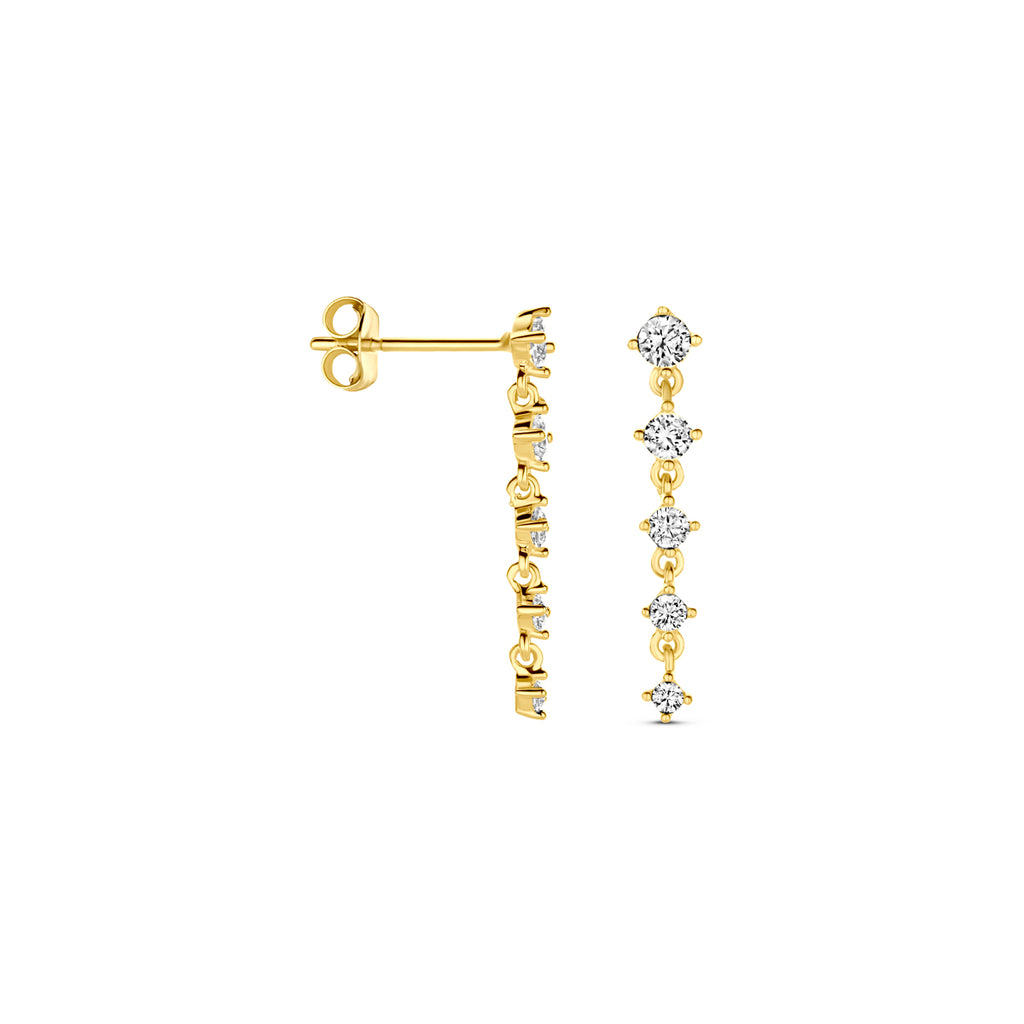 Oorhangers zirkonia 19 mm