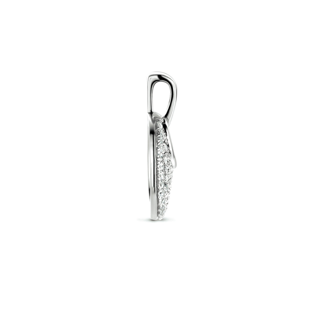 Hanger rondje zirkonia