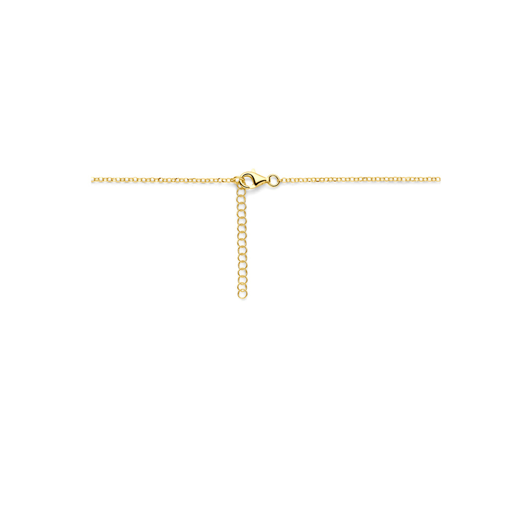 Collier gedraaid 41 + 4 cm 3 micron