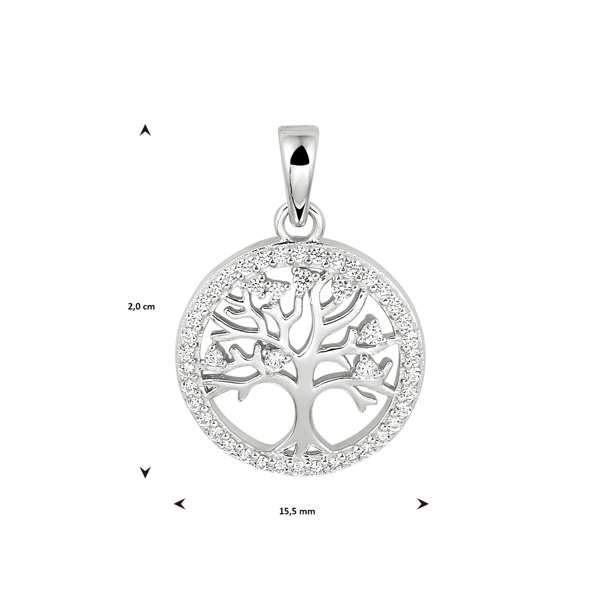 Hanger levensboom zirkonia