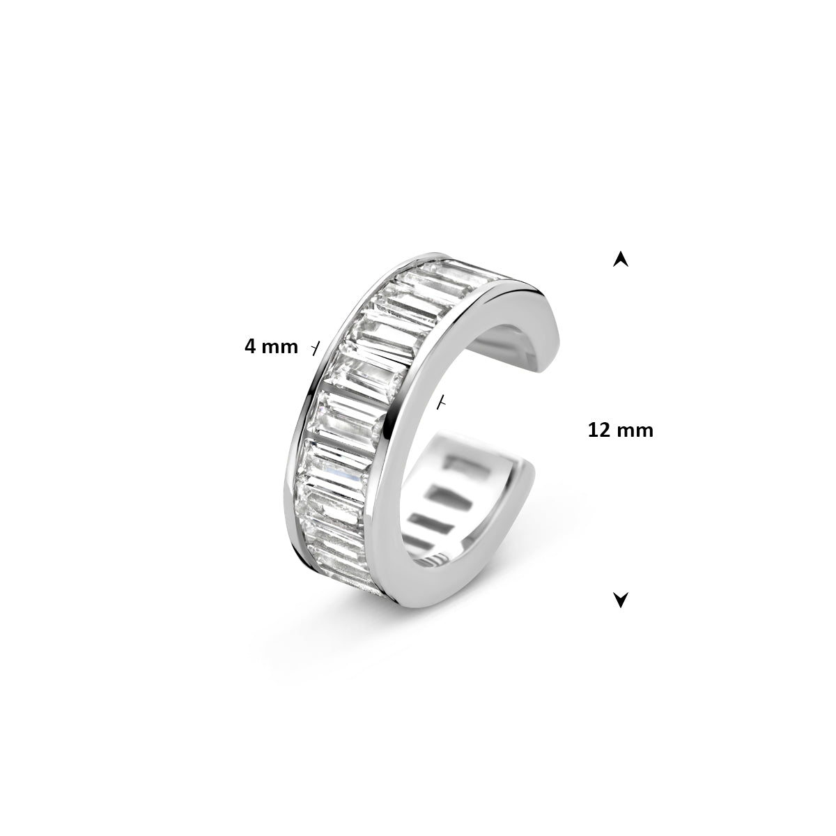 Ear cuff zirkonia 12 mm