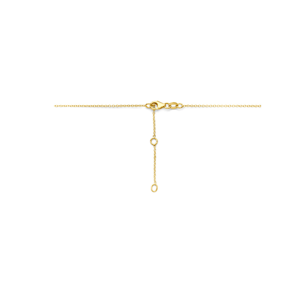 Collier hart zirkonia 41 - 43 - 45 cm