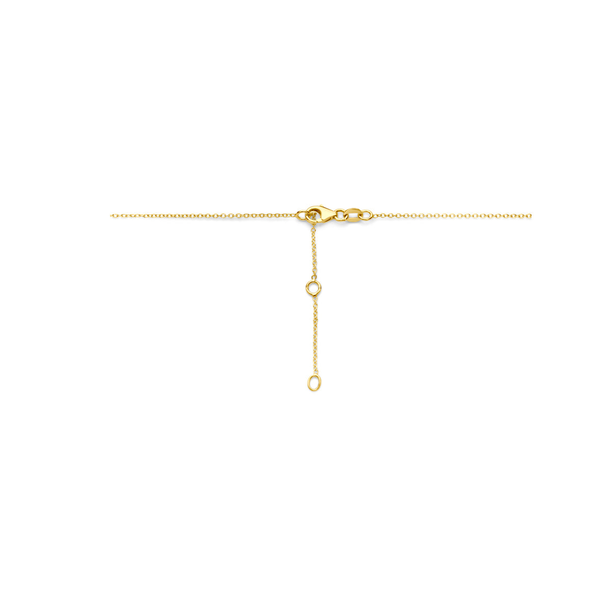 Collier hart zirkonia 41 - 43 - 45 cm