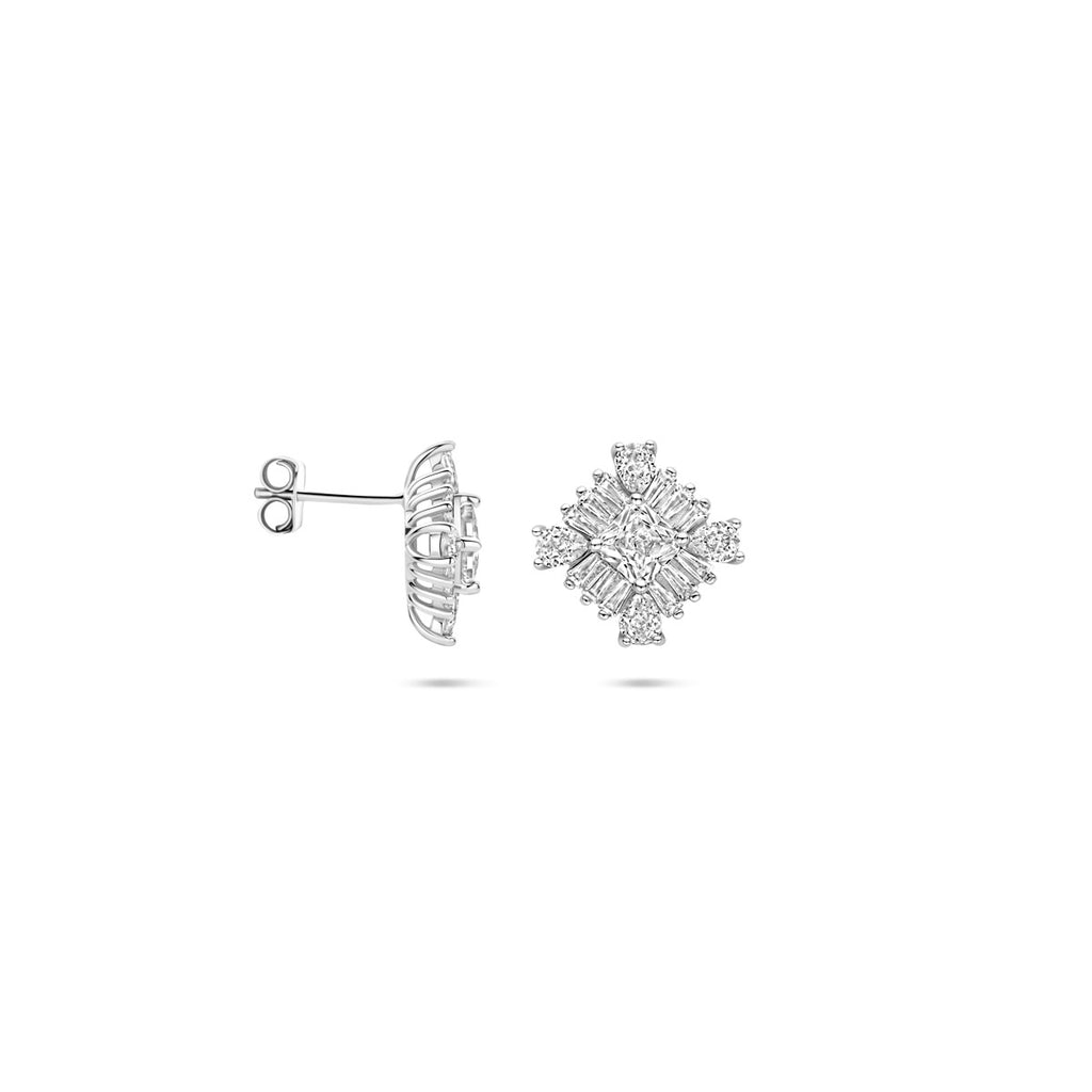 Oorknoppen zirkonia 15 mm