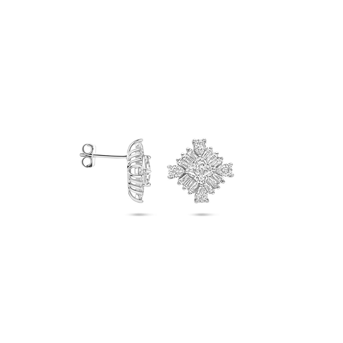 Oorknoppen zirkonia 15 mm