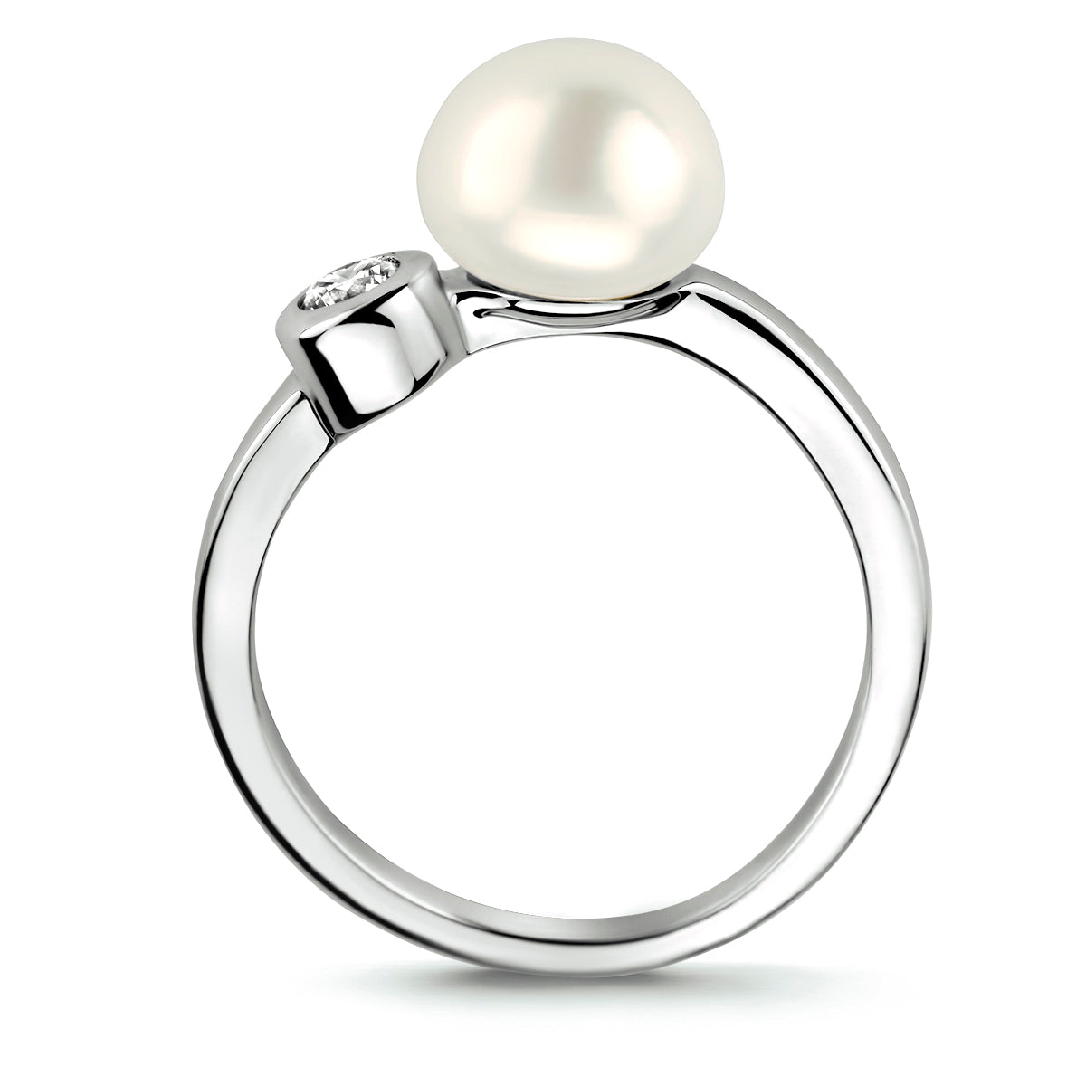 Ring parel en zirkonia