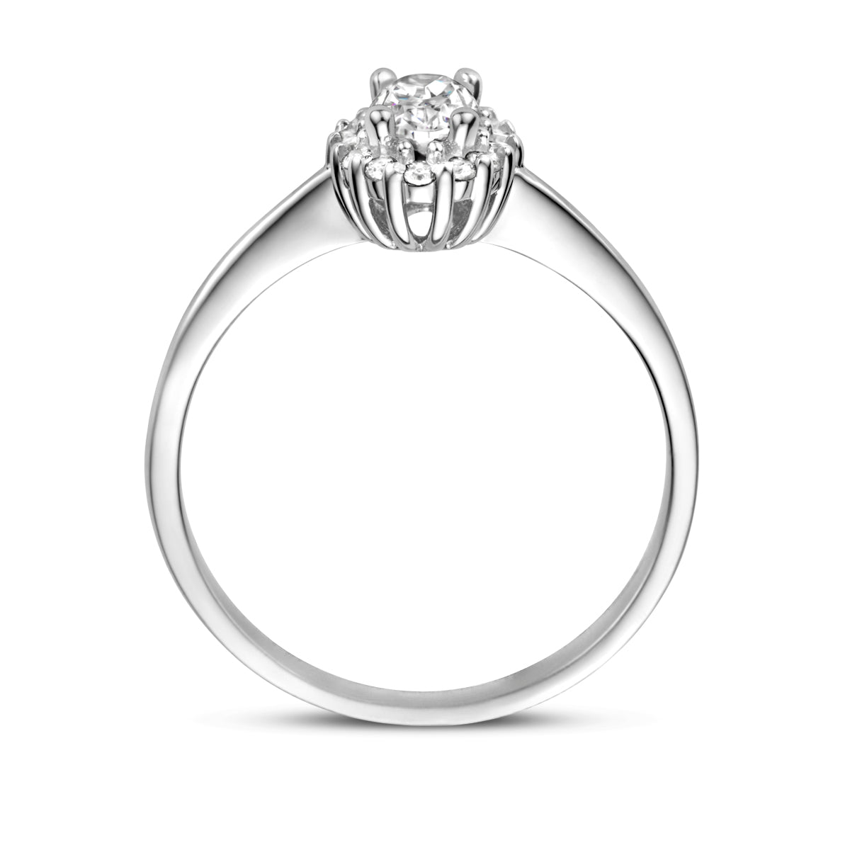 Ring zirkonia halo