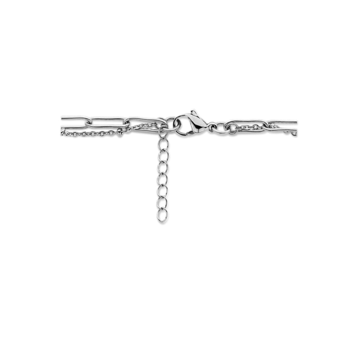 Multi-collier anker en paperclip ronde buis 4.0 mm 43 + 3 cm