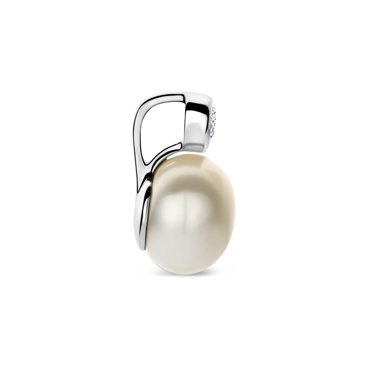 HANGER - zilver parel zirkonia