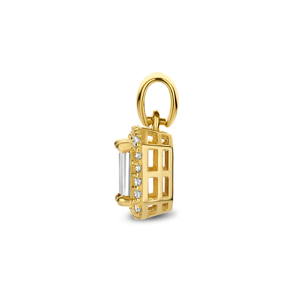 Hanger Goud Zirkonia