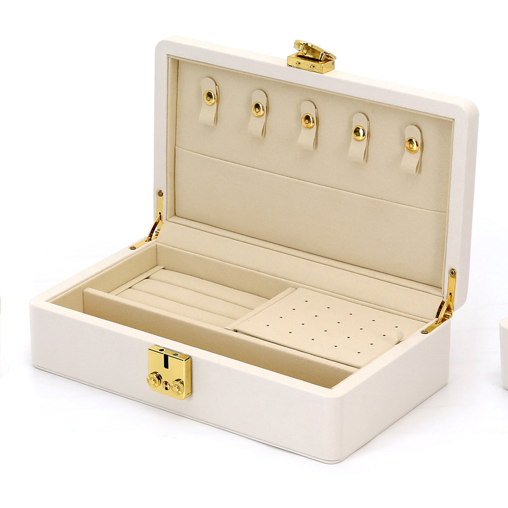 Sieradenbox beige
