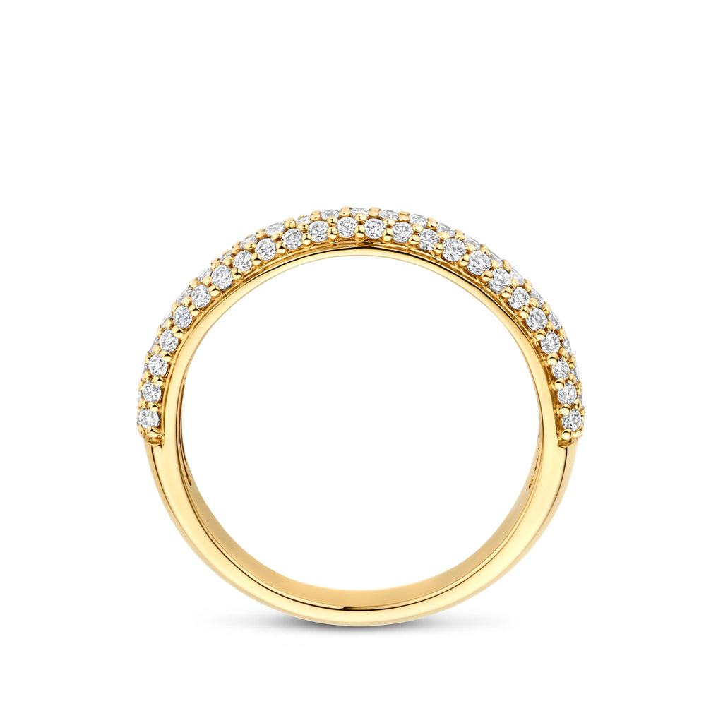 ring lab grown diamant 0.48ct f vs