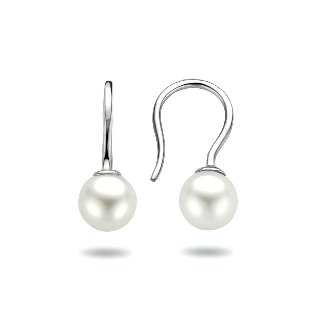 Oorhangers franse haak parel