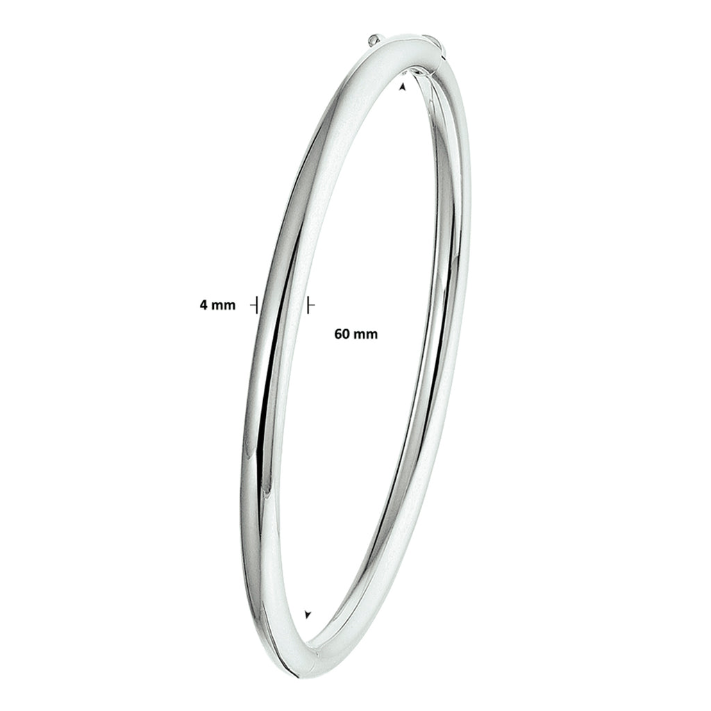 Armband bangle - zilver