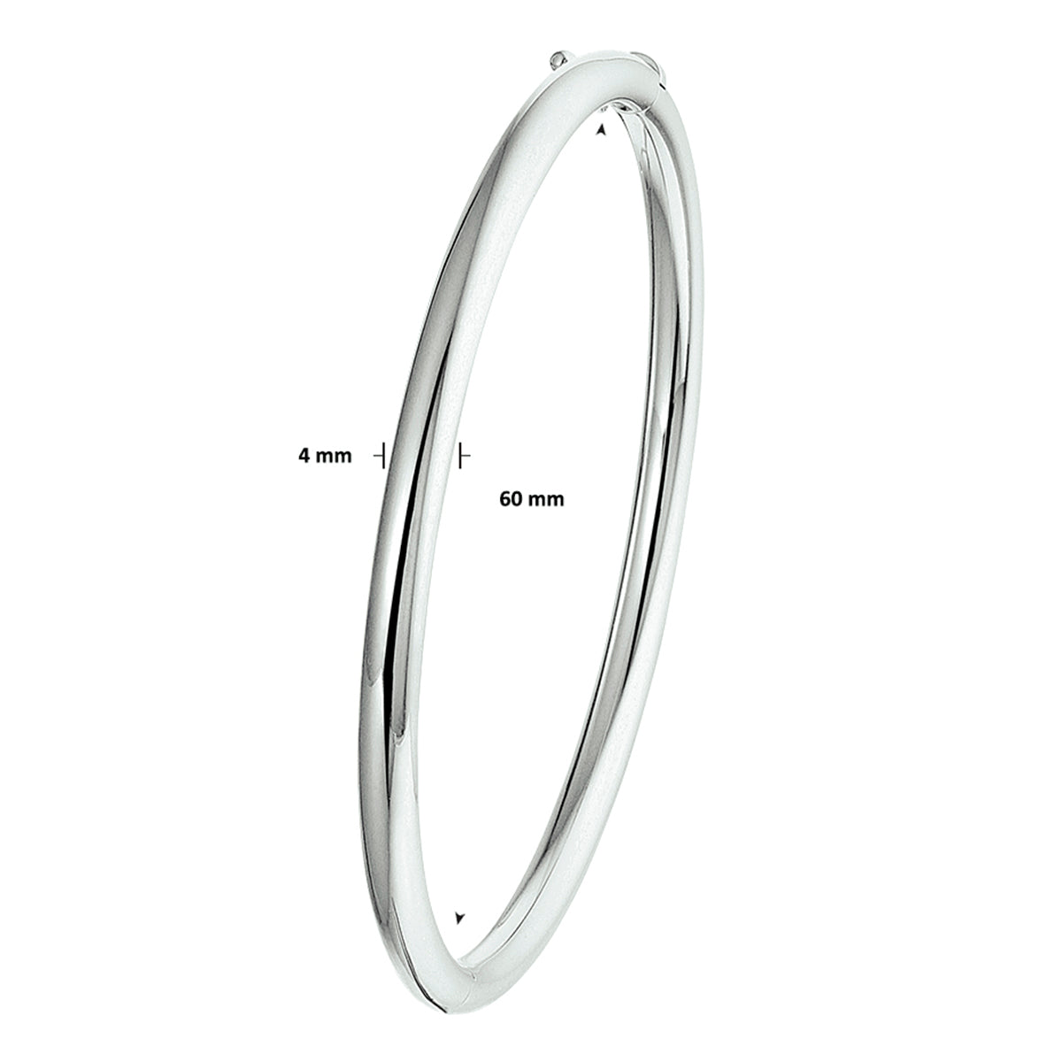 Armband bangle - zilver