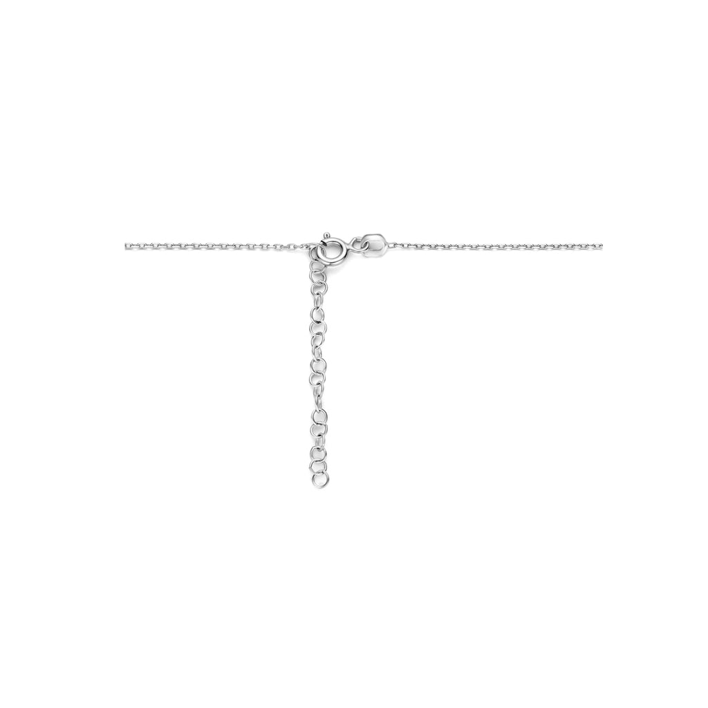 Collier zirkonia 41 + 4 cm halo