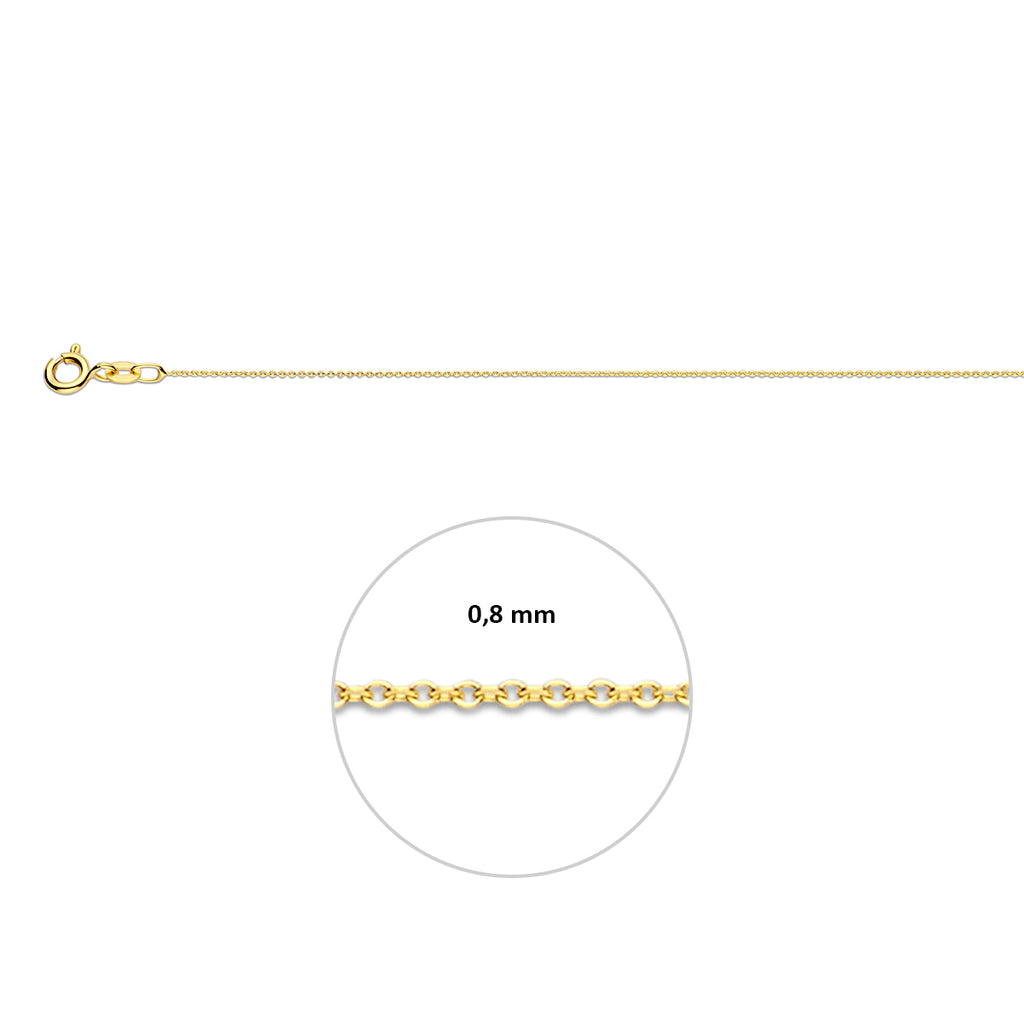 Collier anker plat 0.8 mm