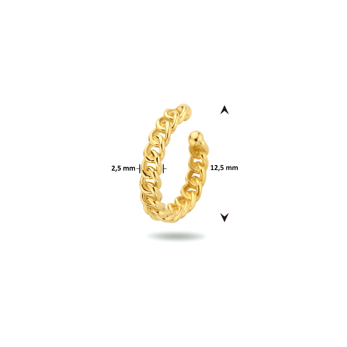 Earcuff schakelmotief per stuk