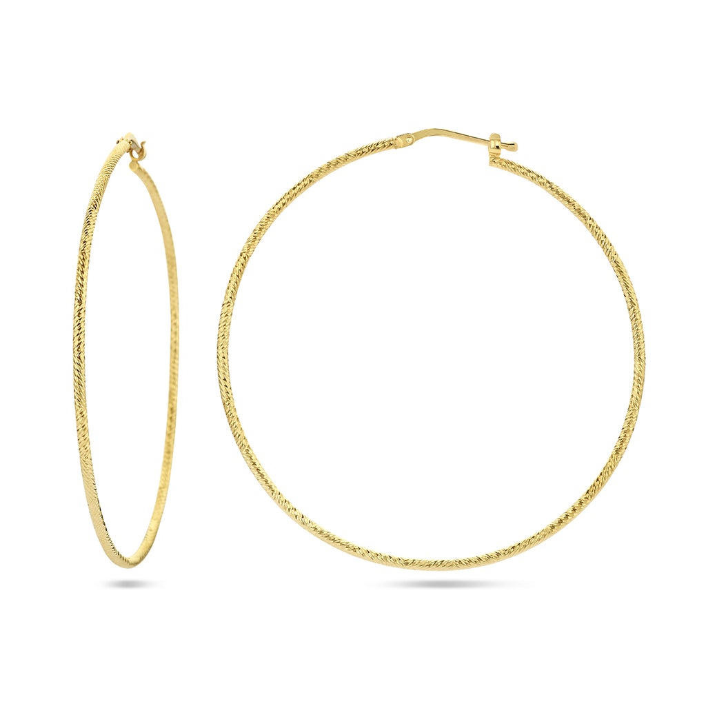 Oorringen 1.5 mm ronde buis gediamanteerd 1 micron