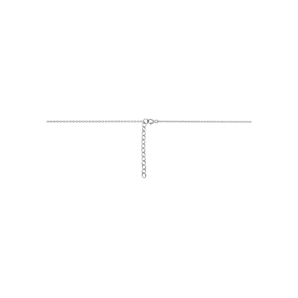 Collier 4 hartjes 41 + 4 cm