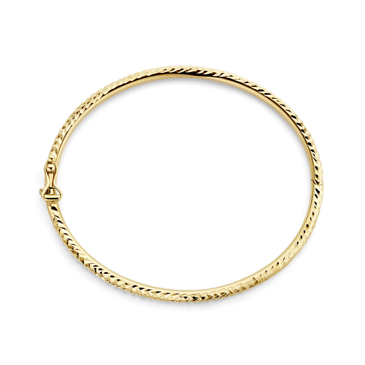 Bangle scharnier gediamanteerd 3.0 mm 60 mm