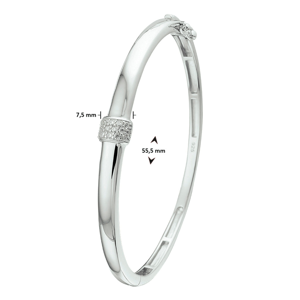 Bangle scharnier zirkonia 7.5 x 60 mm
