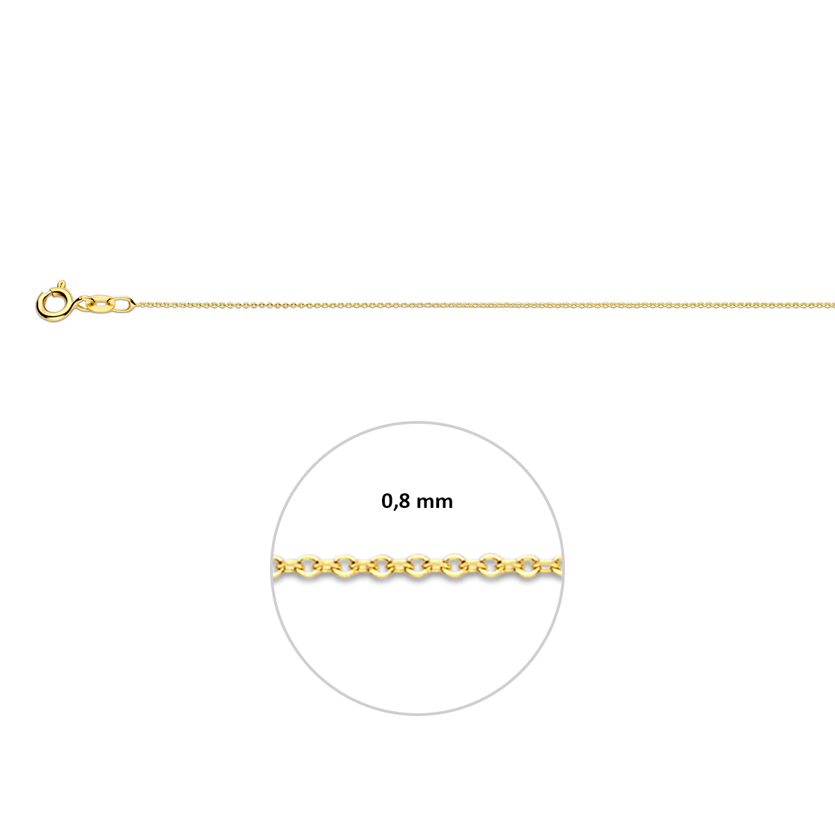 COLLIER GOUD 45CM KA4020506