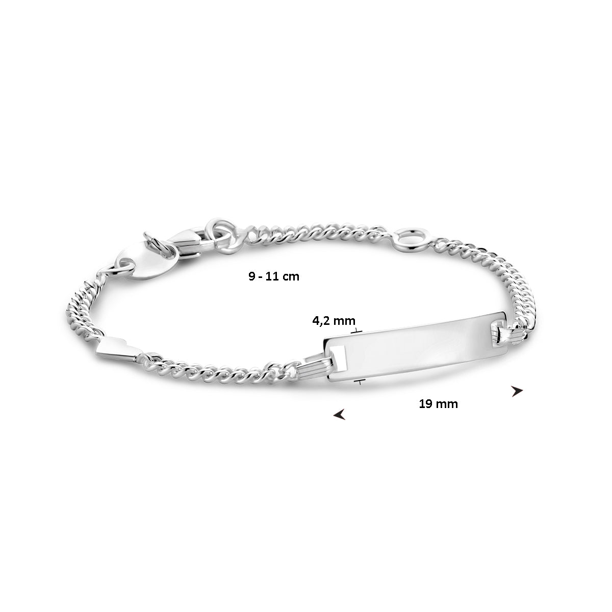 Graveerarmband kinderen 11cm