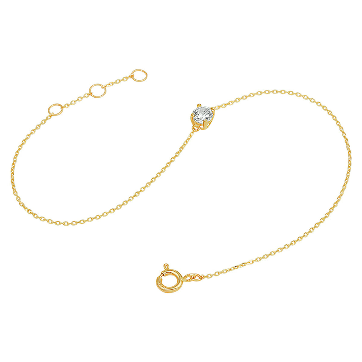 Armband zirkonia 16.5 - 17.5 - 18.5 cm